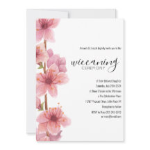 Roze Bloemen Baby Wiccaning Ceremonie