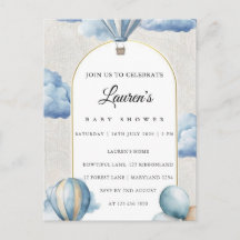 Roze bloemen babyshower uitnodiging poster