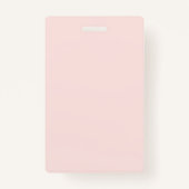 Roze bloemen badge (Achterkant)