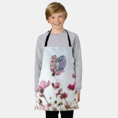 Roze Bloemen Beste Mam Ooit Gelukkige Moederdag Schort (Gedragen)