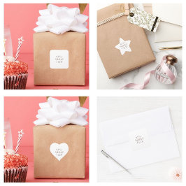 Roze Bloemen Beste Mam Ooit Vierkante Sticker