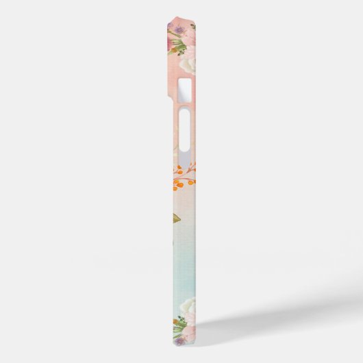 Roze  bloemen, bloeiende bloemen Case-Mate iPhone case (Achterkant / Links)