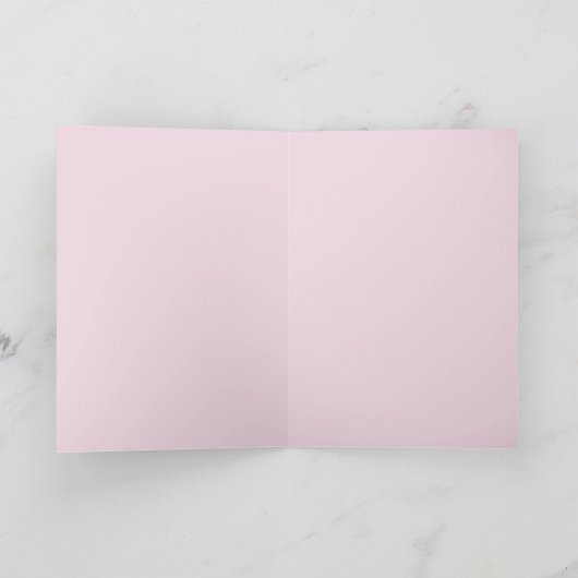 Roze Bloemen Bloem Rozen Madeliefjes Groeten Kaart (Binnen)