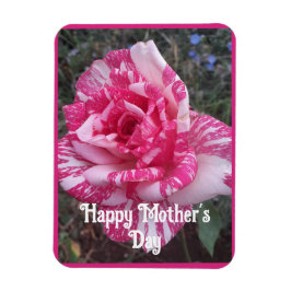 Roze Bloemen Bloem Rozen Moederdag Kaart Magneet