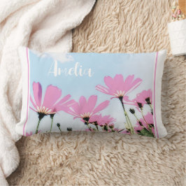 Roze Bloemen Bloemen Bloemen Moeder Naam Moederdag Kussen