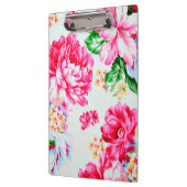 Roze bloemen bloemen Klembord (Links)