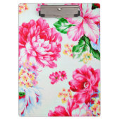 Roze bloemen bloemen Klembord (Voorkant)