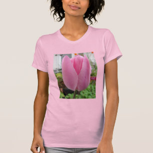 Roze Bloemen Bloemen Tulp Tulpen Tuin T Shirt