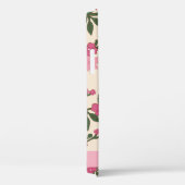 Roze bloemen, bloemenmotief, Jouw naam Case-Mate iPhone Case (Achterkant / Rechts)