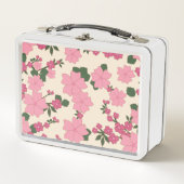 Roze bloemen, bloempatroon, patroon van bloemen (Voorkant)