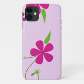 Roze bloemen, bloempatroon, patroon van bloemen Case-Mate iPhone case (Achterkant)