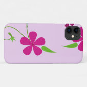 Roze bloemen, bloempatroon, patroon van bloemen Case-Mate iPhone case (Achterkant (horizontaal))