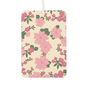 Roze bloemen, bloempatroon, patroon van bloemen luchtverfrisser