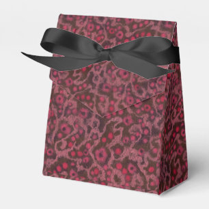 Roze bloemen Blush Curven die het fysieke florale Bedankdoosjes