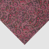 Roze bloemen Blush Curven die het fysieke florale  Tissuepapier (Detail)