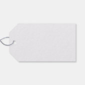 Roze Bloemen Boeket Waterverf Bruiloft Cadeaulabel (Achterkant Horizontaal)