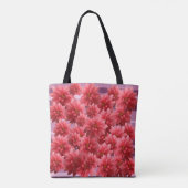 Roze Bloemen Botanische Kunst Tote Bag (Achterkant)