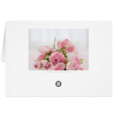 Roze bloemen Bouquet, Romance liefdeshuwelijk (Achterkant Horizontaal)