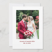 Roze Bloemen Bourgogne Bedankt Kaarten (Achterkant)