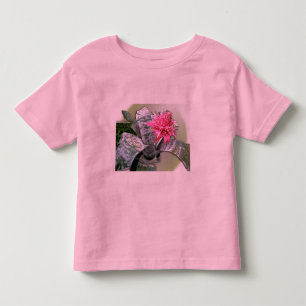 Roze bloemen Bromeliad Kinder Shirts