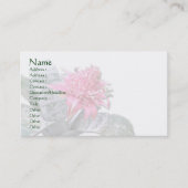 Roze bloemen Bromeliad Visitekaartje (Voorkant)