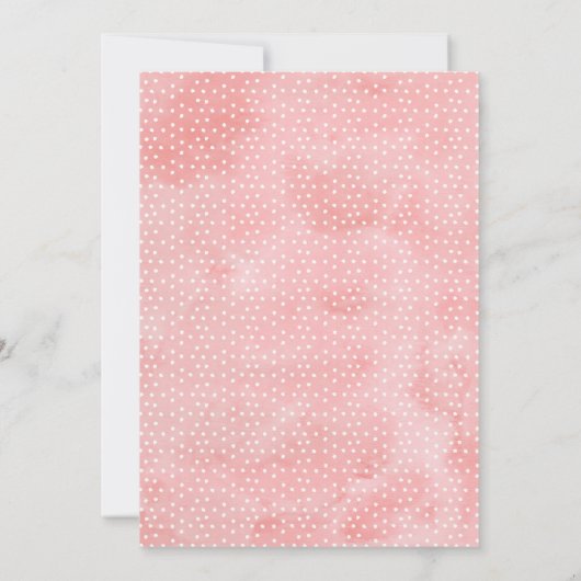 Roze Bloemen Bruids Brunch Bruids Douche Uitnodigi Kaart (Achterkant)