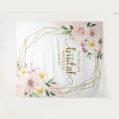 Roze bloemen bruidsfeest achtergrond foto prop wandkleed (Voorkant (horizontaal))