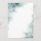 Roze Bloemen Bruiloft Details Gast Informatiekaartje (Achterkant)