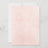 Roze Bloemen Bunco Dice Party Kaart (Achterkant)