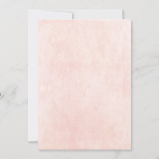 Roze Bloemen Bunco Dice Party Kaart (Achterkant)