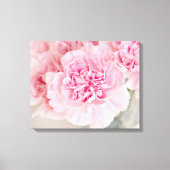 Roze bloemen canvas afdruk (Voorkant)