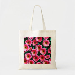 Roze bloemen Canvas tas