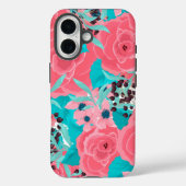 roze bloemen Case-Mate iPhone case (Achterkant)