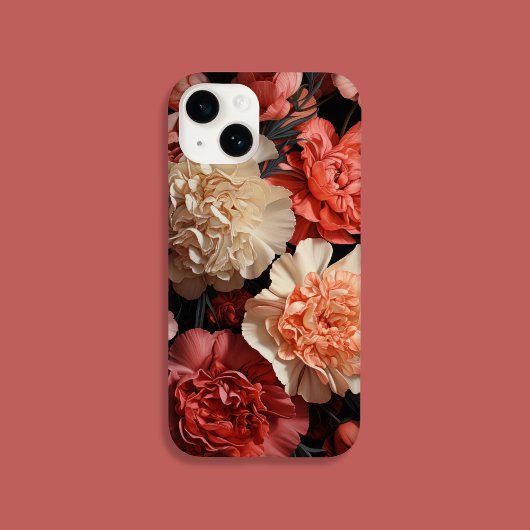 Roze bloemen Case-Mate iPhone case
