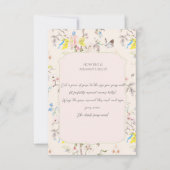 Roze Bloemen Chinoiserie Baby shower (Voorkant)