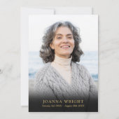 Roze Bloemen Christelijk Memorial begrafenis foto Kaart (Achterkant)