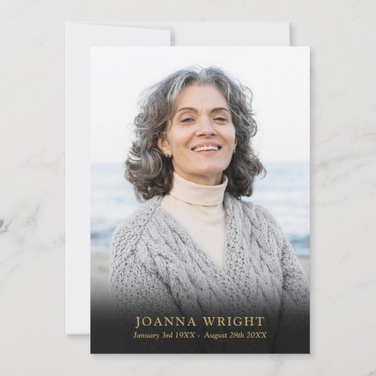 Roze Bloemen Christelijk Memorial begrafenis foto Kaart (Achterkant)