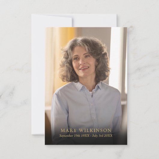 Roze Bloemen Christelijke Viering van het Leven Fo Bedankkaart (Achterkant)