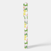 Roze Bloemen Citroen Patroon Monogram Case-Mate iPhone Case (Achterkant / Links)