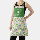 Roze Bloemen Citrus Koningin van de Keuken Schort (Insitu)