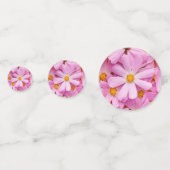 Roze Bloemen Confetti (Voorkanten)