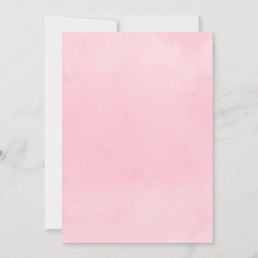 roze bloemen | Confirmation!REMOVE! Kaart (Achterkant)