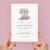 Roze Bloemen Cowgirl Laarzen en Green Bay Douche Kaart