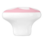 Roze bloemen daisy bloem deur en lade pull knop (Zijkant)