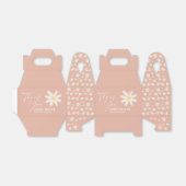 Roze Bloemen Dank u Favor Box Bedankdoosjes (Uitgevouwen)