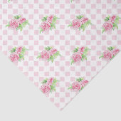 Roze Bloemen (Design 77 Pink Series) Tissuepapier (Detail)