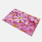 Roze bloemen deurmat (Schuin)