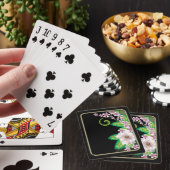 Roze bloemen die Kaarten spelen (Insitu)