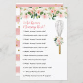 Roze bloemen die mama beste groene bloemen kennen (Voorkant / Achterkant)