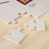 Roze bloemen, dromen en de nieuwe stijl van de Mag Legpuzzel (Zijkant)